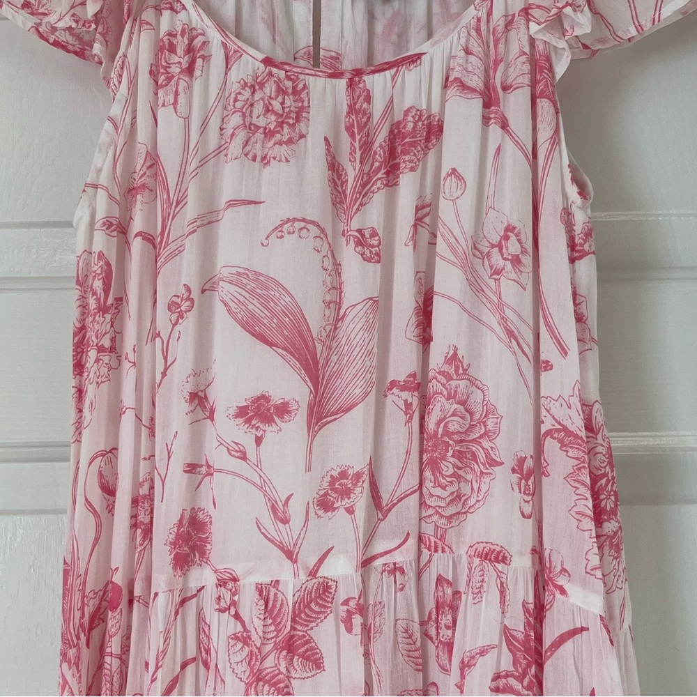 Olivia James the Label Milly Dress in Toile Pink, S - Picture 3 of 8
